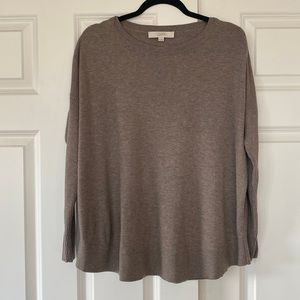 Loft Sweater Tan size Medium